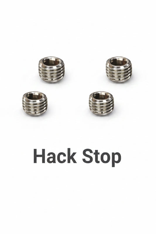 4 Extra set screws  Hack Stop or MultiStop