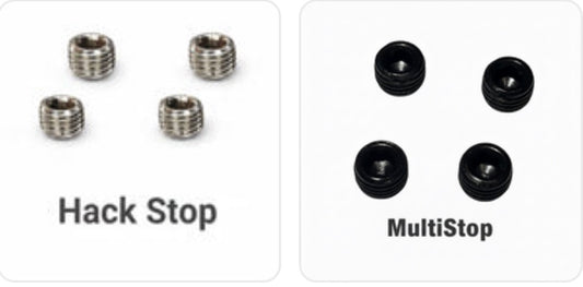4 Extra set screws  Hack Stop or MultiStop