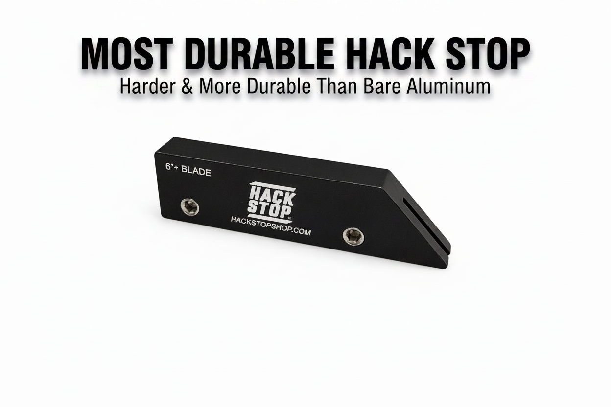 Black Anodized Hack Stop