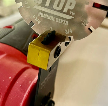 Hack Stop SCH 80 Blade Depth Setting Gauge for PVC Conduit
